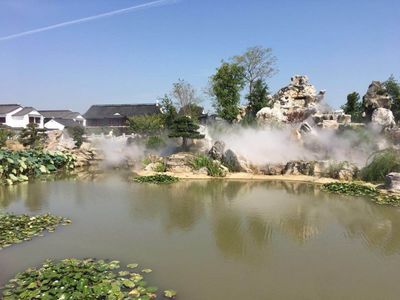 旅游景点景观鱼池荷花池人工造雾系统工程